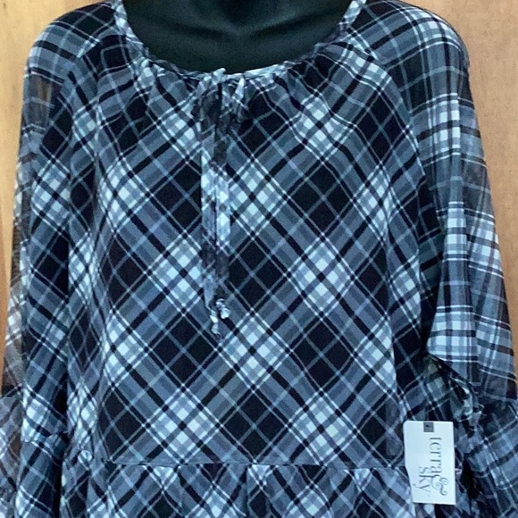 🖤NWT “ Terra & Sky “Size 2 XLarge FunTo Wear New Top / Tag Wardrobe Must Have🖤 - Picture 2 of 8